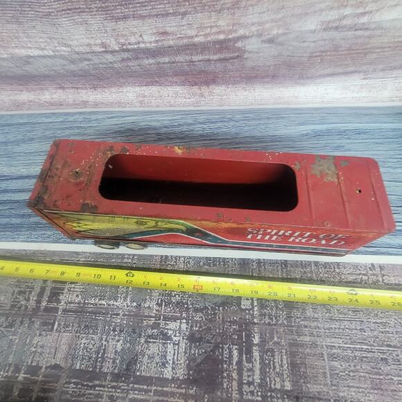 Nylint Pressed Steel Semi Trailer Has surface rust but solid parts/repair - Picture 3 of 11